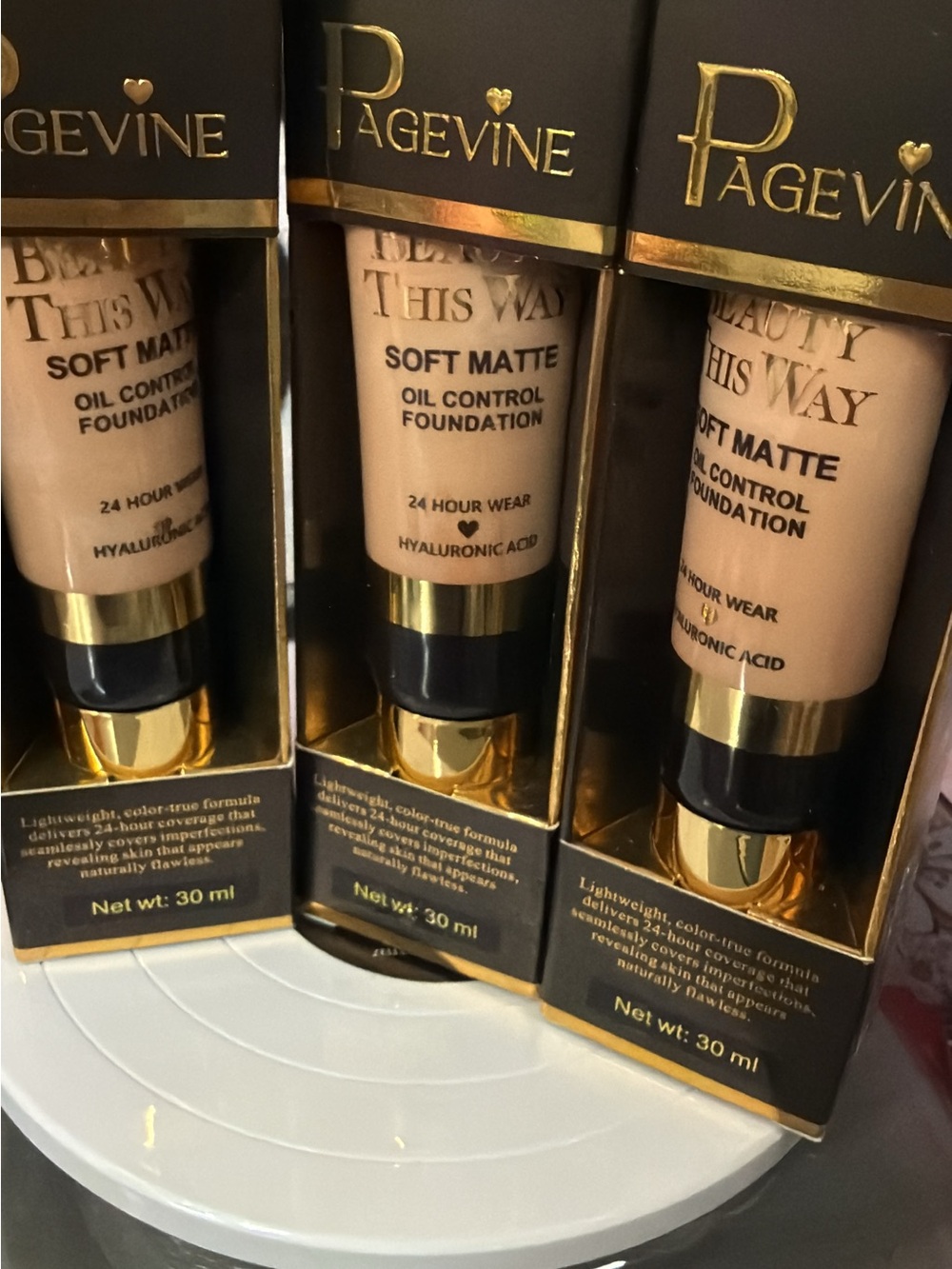 Soft Matte Oil Control Foundation - Nude Beige